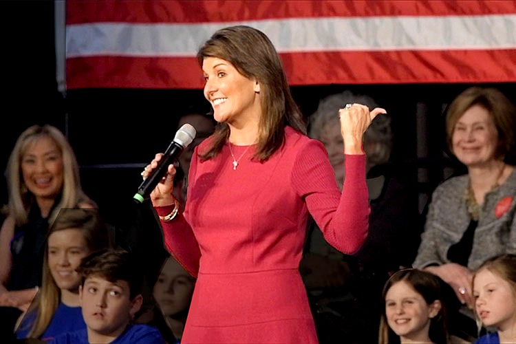 Nikki Haley campaigning for Ralph Norman