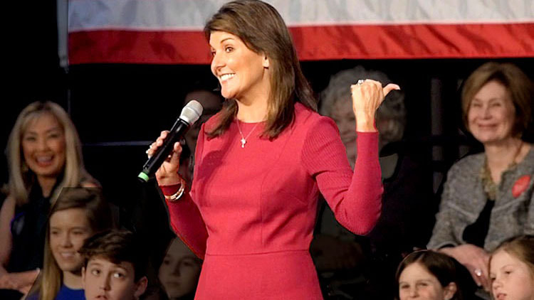 Nikki Haley at Ralph Norman campaign event